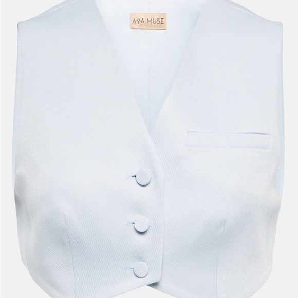 Aya Muse Auri Cropped Vest - Picture 2 of 4